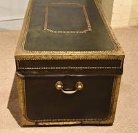 19th Century Camphor Leather Travelling Trunk (5 of 7) 19th Century Camphor Leather Travelling Trunk (5 of 7)