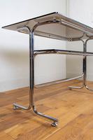 Rare Chrome & Smoked Glass Pieff Eleganza Breakfast Bar & 2 Stools (10 of 15) Rare Chrome & Smoked Glass Pieff Eleganza Breakfast Bar & 2 Stools (10 of 15)