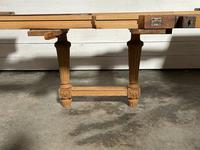 Huge Bleached Oak French Extending Dining Table (24 of 24) Huge Bleached Oak French Extending Dining Table (24 of 24)