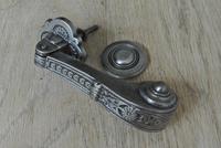 Genuine Victorian Aesthetic Movement Cast Iron Door Knocker Registered Number for 1887 (4 of 7) Genuine Victorian Aesthetic Movement Cast Iron Door Knocker Registered Number for 1887 (4 of 7)