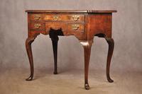 Early George II Walnut Lowboy / Side Table