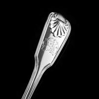 Antique Victorian Set of 4 Solid Silver Sauce Ladles / Spoons "Fiddle Thread & Shell" Pattern - Chawner & Co 1845 (12 of 15) Antique Victorian Set of 4 Solid Silver Sauce Ladles / Spoons "Fiddle Thread & Shell" Pattern - Chawner & Co 1845 (12 of 15)