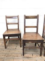 Four 19th Century Oak Back Bar Chairs (6 of 10) Four 19th Century Oak Back Bar Chairs (6 of 10)