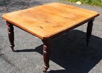 1920's Mahogany Dining Table with 2 x Leaves and Handle (2 of 6) 1920's Mahogany Dining Table with 2 x Leaves and Handle (2 of 6)