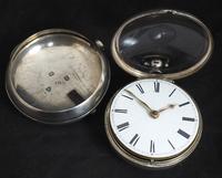 Antique Silver Pair Case Pocket Watch Fusee Verge Escapement Key Wind Enamel Dial (3 of 10) Antique Silver Pair Case Pocket Watch Fusee Verge Escapement Key Wind Enamel Dial (3 of 10)