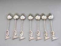 Set 7 Edwardian Silver & Enamel Sailing / Yacht Club Burgee Prize Teaspoons (3 of 14) Set 7 Edwardian Silver & Enamel Sailing / Yacht Club Burgee Prize Teaspoons (3 of 14)