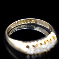 Antique Edwardian Old Cut Diamond Five Stone 18K Gold Ring (2 of 10) Antique Edwardian Old Cut Diamond Five Stone 18K Gold Ring (2 of 10)