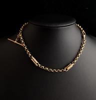 Antique Victorian 9ct Gold Albert Chain, Fancy Link (8 of 12) Antique Victorian 9ct Gold Albert Chain, Fancy Link (8 of 12)