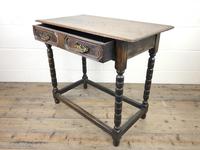 Antique Oak Side Table with Geometric Drawers (4 of 10) Antique Oak Side Table with Geometric Drawers (4 of 10)