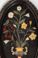 Attractive Pair of Late 19th Century Pietra Dura Pictures (3 of 4) Attractive Pair of Late 19th Century Pietra Dura Pictures (3 of 4)