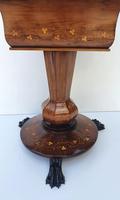 Rare 19th Century Marquetry Inlaid Irish Killarney Work Box or Table (8 of 13) Rare 19th Century Marquetry Inlaid Irish Killarney Work Box or Table (8 of 13)
