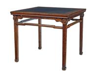 19th Century Hard Wood Marble Center Table (1 of 7)