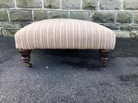 Large Oversized Upholstered Footstool (2 of 5) Large Oversized Upholstered Footstool (2 of 5)