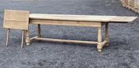 Large Bleached Oak Farmhouse Dining Table with Extensions & Storage (31 of 35) Large Bleached Oak Farmhouse Dining Table with Extensions & Storage (31 of 35)