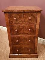 Superb Pair of Antique Burr Walnut Bedside Chests (3 of 6) Superb Pair of Antique Burr Walnut Bedside Chests (3 of 6)