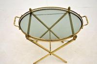 Vintage French Brass Folding Side Table (4 of 8) Vintage French Brass Folding Side Table (4 of 8)