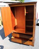 1960s Mahogany Press Wardrobe with Base Drawers (2 of 4) 1960s Mahogany Press Wardrobe with Base Drawers (2 of 4)