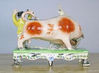 Rare Bull Baiting Staffordshire Figure Obadiah Sherratt (4 of 11) Rare Bull Baiting Staffordshire Figure Obadiah Sherratt (4 of 11)