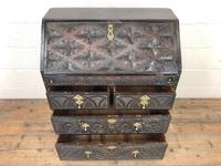 Antique Carved Oak Bureau (3 of 14) Antique Carved Oak Bureau (3 of 14)