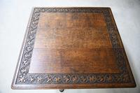 Arts & Crafts Carved Oak Drop Leaf Table (6 of 12) Arts & Crafts Carved Oak Drop Leaf Table (6 of 12)