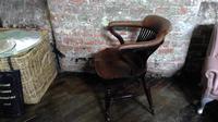 Gillows Quality Leather Backed Desk Chair with Refinements (4 of 5) Gillows Quality Leather Backed Desk Chair with Refinements (4 of 5)