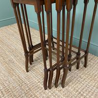 Stunning Set of Four Edwardian Antique Nest of Tables (4 of 5) Stunning Set of Four Edwardian Antique Nest of Tables (4 of 5)