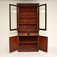 Antique Victorian Inlaid Mahogany 2 Section Bookcase (4 of 11) Antique Victorian Inlaid Mahogany 2 Section Bookcase (4 of 11)