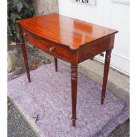 Georgian Mahogany Bow Front Side Table (6 of 6) Georgian Mahogany Bow Front Side Table (6 of 6)