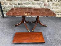 Antique Mahogany Twin Pillar Extending Dining Table (10 of 11) Antique Mahogany Twin Pillar Extending Dining Table (10 of 11)
