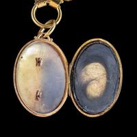 Antique Victorian Mourning Locket Collar Necklace Silver 18ct Gold Gilt Dated 1883 (8 of 9) Antique Victorian Mourning Locket Collar Necklace Silver 18ct Gold Gilt Dated 1883 (8 of 9)
