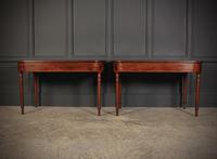 Pair of Georgian Mahogany D Shaped Console Tables (4 of 12) Pair of Georgian Mahogany D Shaped Console Tables (4 of 12)