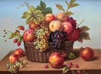 Original Vintage Still Life of Fruit & Flowers - 'Tom Caspers' 20thc British (7 of 12) Original Vintage Still Life of Fruit & Flowers - 'Tom Caspers' 20thc British (7 of 12)