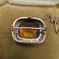 Antique Edwardian 9ct Gold Citrine & Pearl Brooch, Chester 1902 (4 of 9) Antique Edwardian 9ct Gold Citrine & Pearl Brooch, Chester 1902 (4 of 9)