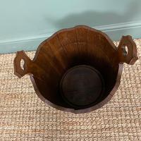 Spectacular 19th Century Victorian Oak Antique Log Bucket (5 of 5) Spectacular 19th Century Victorian Oak Antique Log Bucket (5 of 5)