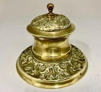 Antique Brass Desk Inkwell c.1900 (2 of 6) Antique Brass Desk Inkwell c.1900 (2 of 6)