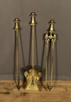 Lovely Trio of Brass Art Nouveau Fire Irons (6 of 6) Lovely Trio of Brass Art Nouveau Fire Irons (6 of 6)