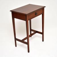 Antique Edwardian Inlaid Mahogany Side Table (4 of 9) Antique Edwardian Inlaid Mahogany Side Table (4 of 9)