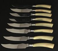 Cased Set of 8 Gerrard and Co Ltd London Horn Handle Steak Knives and Forks (4 of 7) Cased Set of 8 Gerrard and Co Ltd London Horn Handle Steak Knives and Forks (4 of 7)