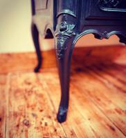 French Antique Style Cabinet / Black Cupboard / Louis XV Style (3 of 10) French Antique Style Cabinet / Black Cupboard / Louis XV Style (3 of 10)