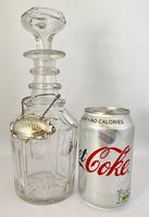 Decanter with Sterling Silver Label c.1870 (6 of 6) Decanter with Sterling Silver Label c.1870 (6 of 6)