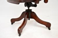 Antique Victorian Mahogany Swivel Desk Chair (8 of 10) Antique Victorian Mahogany Swivel Desk Chair (8 of 10)