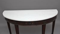 18th Century Mahogany & Marble Top Console Table (3 of 9) 18th Century Mahogany & Marble Top Console Table (3 of 9)