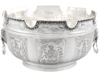 Sterling Silver Monteith Bowl - Antique Edwardian 1905 (3 of 18) Sterling Silver Monteith Bowl - Antique Edwardian 1905 (3 of 18)
