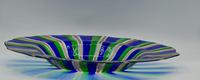 Rare Murano Glass XL Size Platter with Swirled Coloured Stripes (6 of 10) Rare Murano Glass XL Size Platter with Swirled Coloured Stripes (6 of 10)