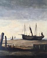 Cornish Marine Seascape Fishing Boats 19th Century Oil Paintings (2 of 8) Cornish Marine Seascape Fishing Boats 19th Century Oil Paintings (2 of 8)