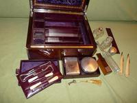 Quality Edge Bound Rosewood Gents Fitted Dressing Box c.1850 (10 of 16) Quality Edge Bound Rosewood Gents Fitted Dressing Box c.1850 (10 of 16)