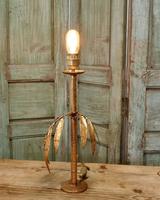 French Art Deco Gold Palm Leaf Table Lamp (3 of 6) French Art Deco Gold Palm Leaf Table Lamp (3 of 6)
