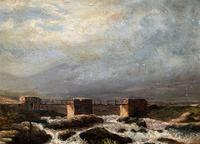 Original 19th Century Period Antique Scottish Highland Bridge Landscape Oil Painting (9 of 11) Original 19th Century Period Antique Scottish Highland Bridge Landscape Oil Painting (9 of 11)