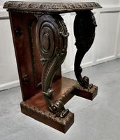 Pair of 19th Century Art Nouveau Gothic Carved Oak Console Pedestals (11 of 11) Pair of 19th Century Art Nouveau Gothic Carved Oak Console Pedestals (11 of 11)
