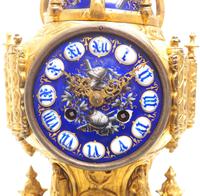 Antique 8 Day Ormolu Mantel Clock Sevres Gothic Knight Tower French Mantle Clock (3 of 8) Antique 8 Day Ormolu Mantel Clock Sevres Gothic Knight Tower French Mantle Clock (3 of 8)